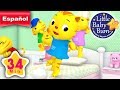 Cinco gatitas saltaban en la cama | Canciones infantiles ¡34 minutos de recopilación LittleBabyBum!
