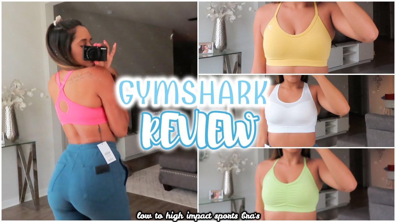 GYMSHARK LOW TO HIGH SUPPORT SPORTS BRA'S