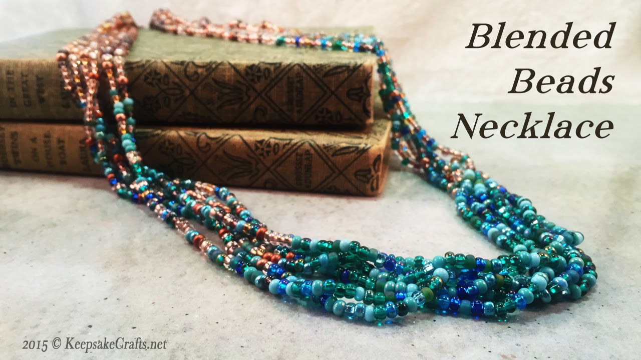 Gold color beads Necklace - Ibizu