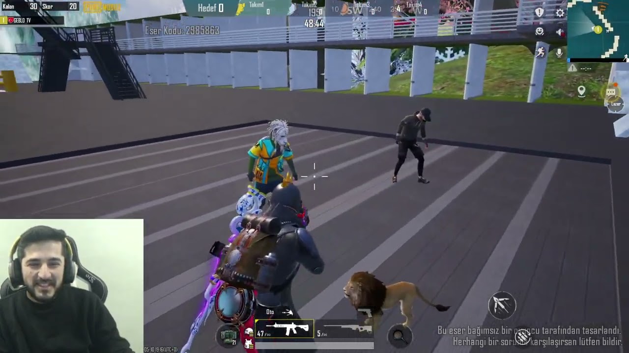 GEBLO İLE AYŞO CANLI YAYIN KESİTİ UZUN ATLAMA TURNUVASI DÜZENLEDİK! -PUBG MOBİLE