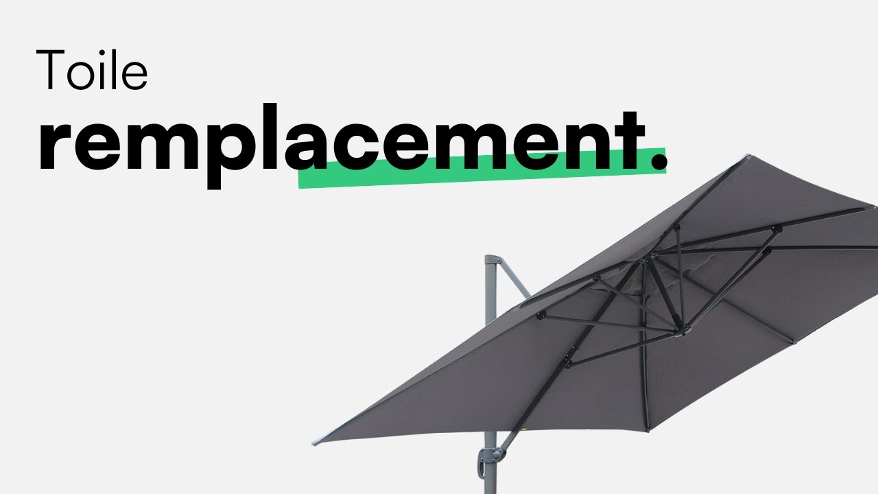 Remplacement - Comment changer la toile de votre parasol St Jean de Luz ? -  YouTube