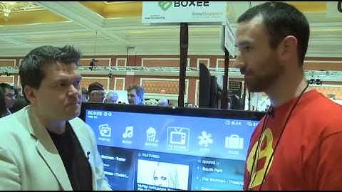 CES 2010 video - Explore online content with the Boxee Box