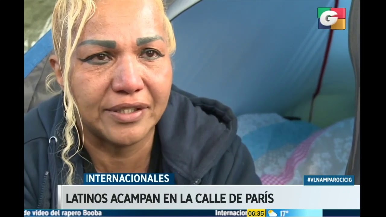 camera iphone 8 plus apk Latinos acampan en la calle de París