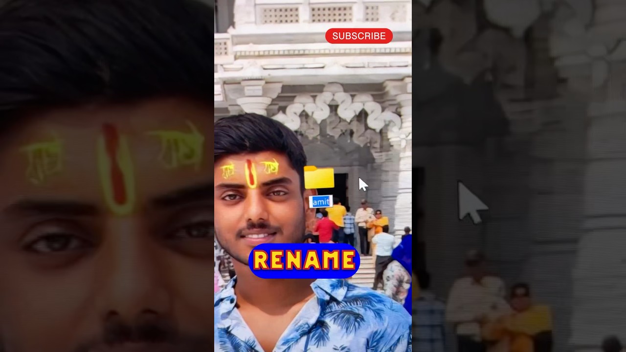 किसी v Folder का नाम कैसे change करे..😳🥸  