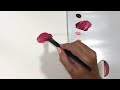 How to Paint a Rose/Technique with Acrylic Paint