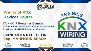 17-  KNX IP Router as Coupler