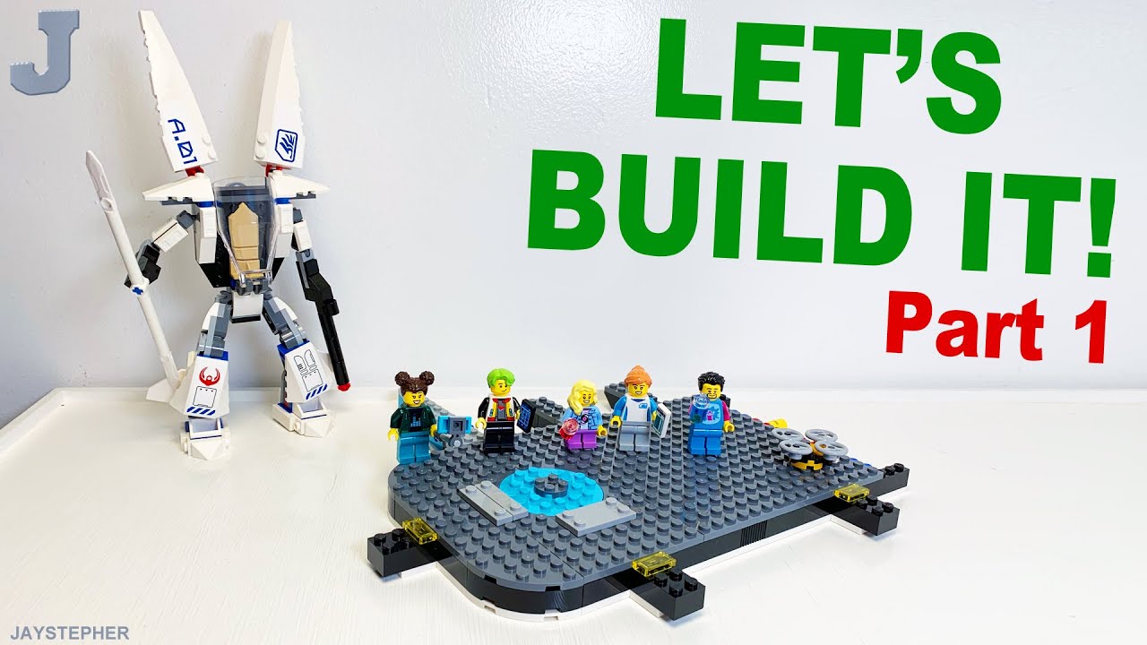 マトその一 LEGO City 2024 Robot World Roller Coaster Park 60421 Build Part 1