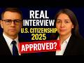 Real U.S. Citizenship Interview 2025 – Officer Asks Tough Personal Questions Before Approval