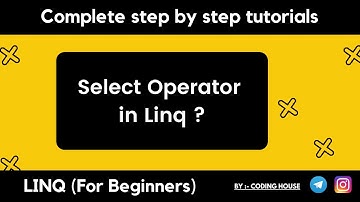 select operator Linq  c# || Linq query for select in c# || Linq tutorials for beginners