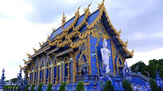 Architectural Wonder of Thailand | Beautiful Blue Temple - Wat Rong Suea Ten | Thailand Vlogs