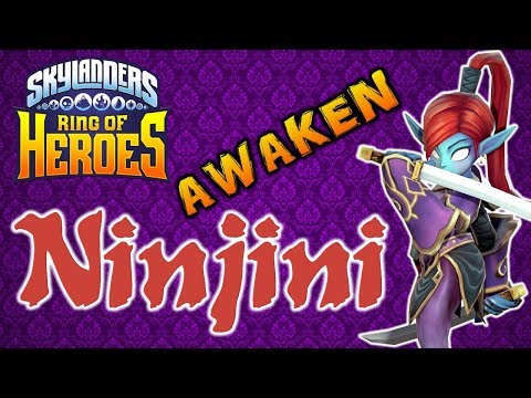 NINJINI - Character AWAKEN & Showcase | Skylanders Ring Of Heroes!