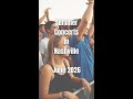 June Concerts in Nashville