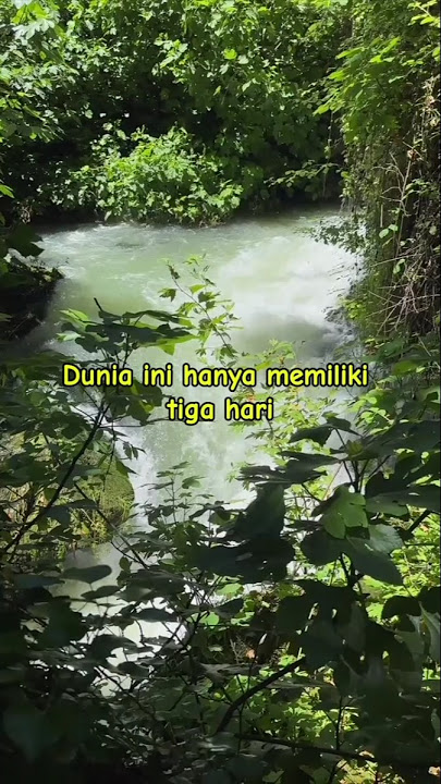 Dunia Ini Hanya Memiliki 3 Hari #filsafatkehidupan #kutipanfilsuf #filsafat #quote #katabijak #puisi