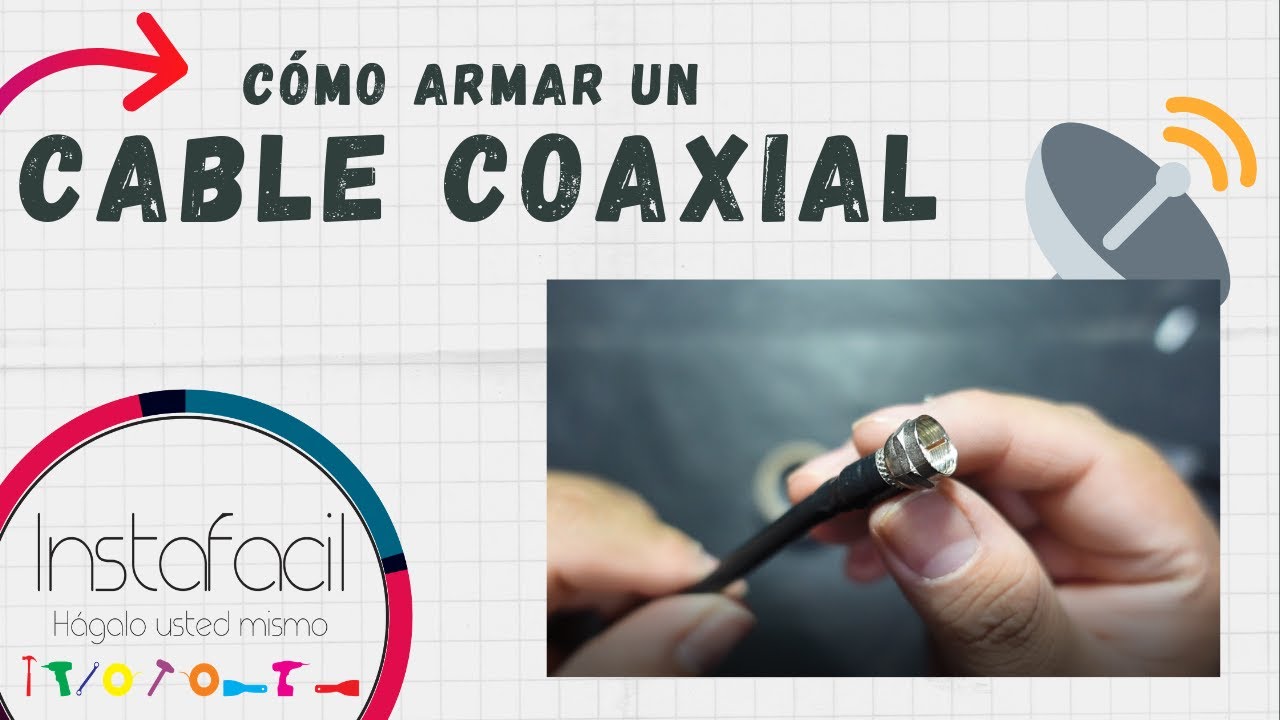 Cómo Armar un Cable Coaxial - YouTube