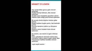 Mi̇nnet Eylemem - Ermre Sertkaya Şarki Sözleri̇yle 