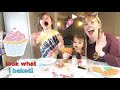 Kids icing challenge watch raff decorate his cakes with beautiful colours and sprinkles