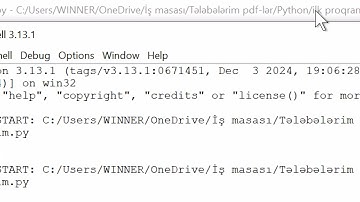 python4| Python dersleri Azerbaycanca | Sıfırdan abituriyent seviyyesine qeder
