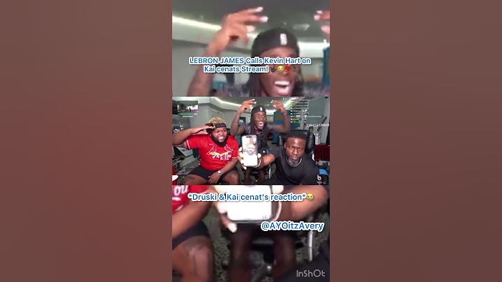 LEBRON JAMES Calls Kevin Hart On Kai Cenat’s Stream!😭 *Druski & Kai Cenat’s Reaction* #amp #druski
