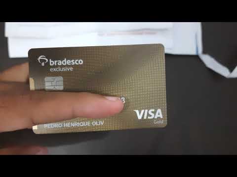 BRADESCO EXCLUSIVE VISA GOLD 2021 |Unboxing