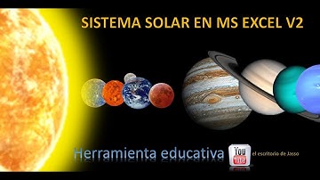 3D SISTEMA SOLAR EN MS EXCEL CON ÁNGULO Y ROTACIÓN MACROS VBA DOWNLOAD FREE