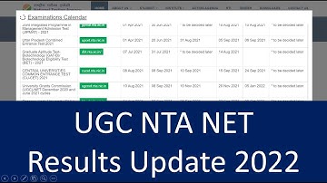 UGC NET Exam Update 2022 | UGC NET Results | NET Exam Results | NET Results 2021