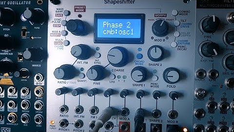 Modular Techno #20 - A growling Black Wavetable VCO & Shapeshifter