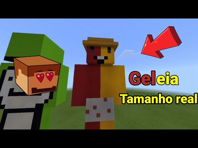 Construção do r Geleia no Minecraft @geleiaplays @geleia.plays