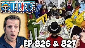 One Piece Episode 826 & 827 Anime Reaction | Luffy VS The FireTank Pirates