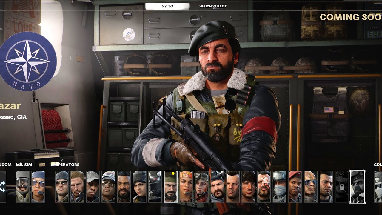 New LAZAR OPERATOR MENU ANIMATION & INTRO BLACK OPS COLD WAR YEAR 2