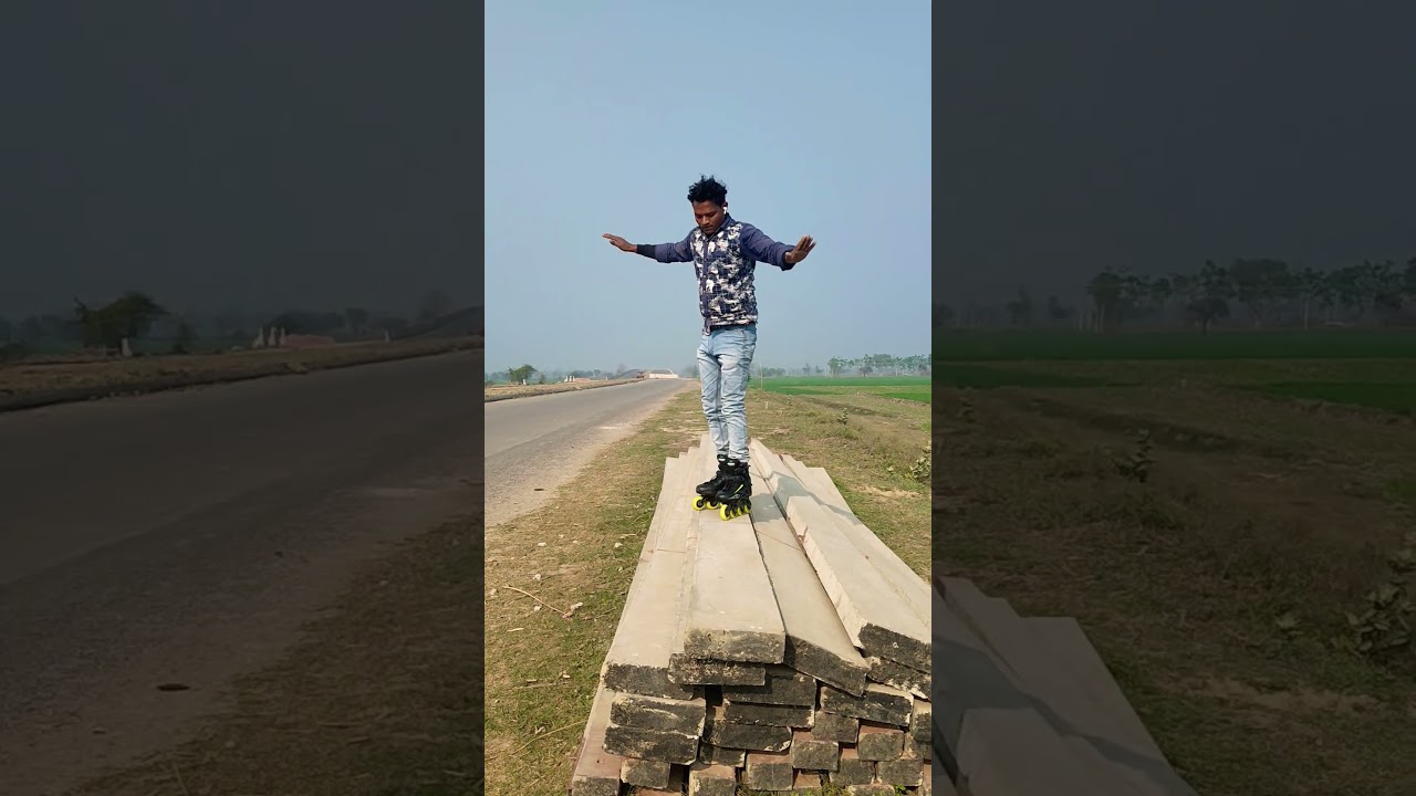 Amazing Skating Balance Stunt! 😱🔥#skating #viral #shorts #ytshorts