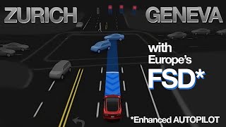 Tesla's EAP drove 86% (EU Test) of the Zurich to Geneva road trip 