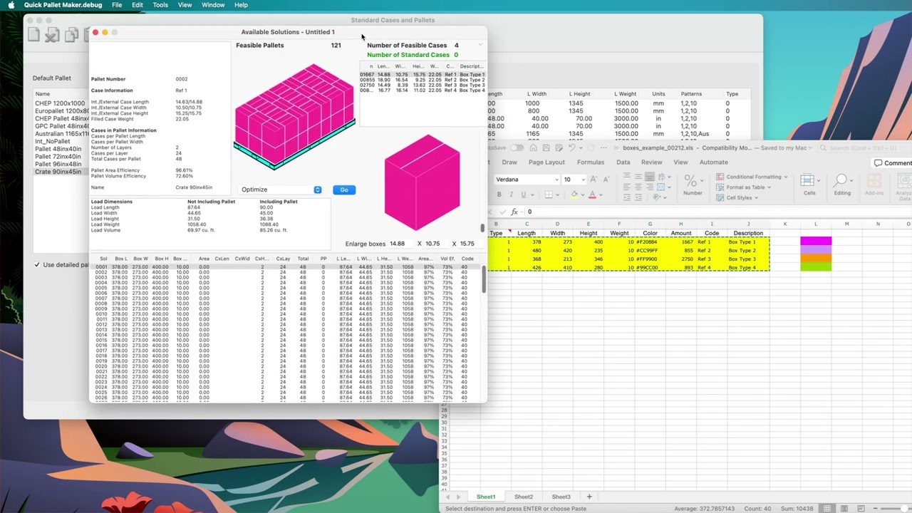 Quick Pallet Maker Example 212 - Using Crates as Pallets