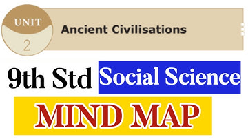 9th Std - Social | Unit 2 - Ancient Civilisations | Mind Map