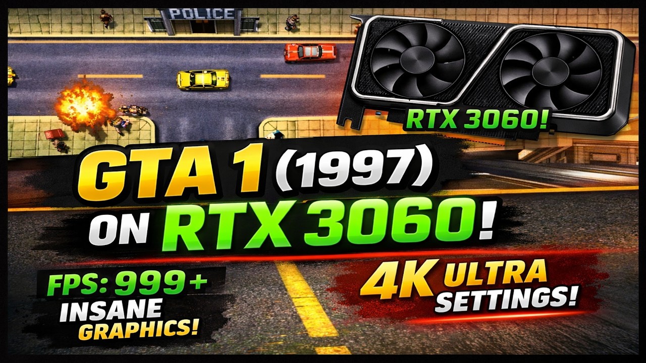 GTA 1 (1997) on RTX 3060 – Can a Modern GPU Handle This Classic? 😅