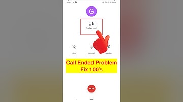 Call Ended Problem on Android | How To Fix Call Ended Problem #shorts #youtubeshorts