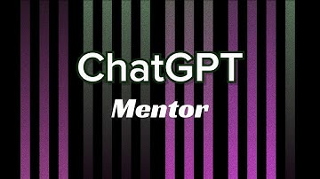 ChatGPT Prompt to make it your mentor.