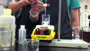 Phenolphthalein Titration Time-Lapse