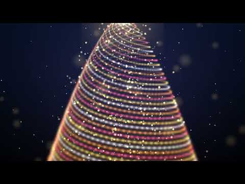 Magical glowing christmas tree Visual Loop | Python + Taichi CUDA | 60 FPS