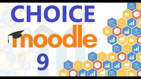 Moodle 3.8.2 | Add Activities, Choice