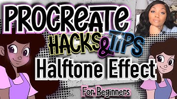 How to use the Halftone Effect on Procreate || Procreate Tips and Hacks || Diamond Education Hub