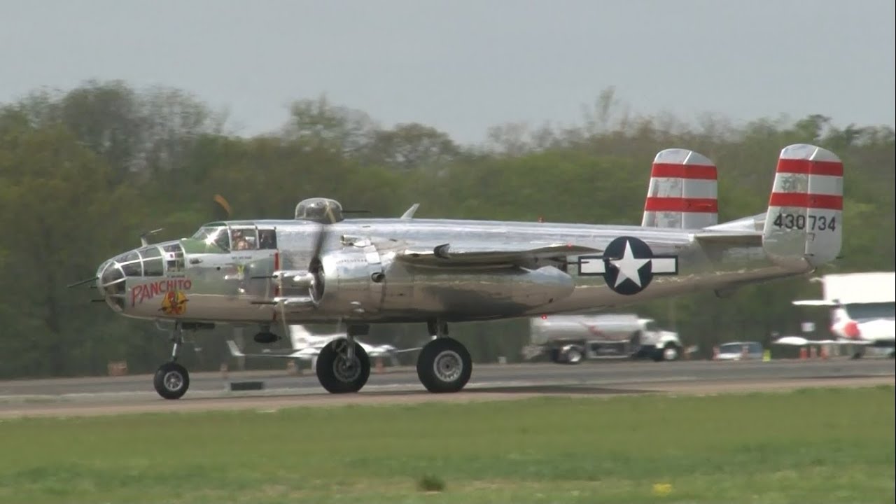 2014 Manassas Airshow North American B 25 Mitchell YouTube