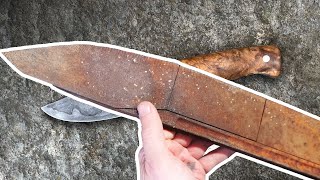 Forging a Knife From an Old Ice Saw