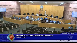 October 13, 2022 - Regional Flood Control District Board of Directors Meeting