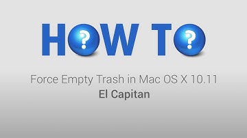 How to Force Empty Trash in Mac OS X