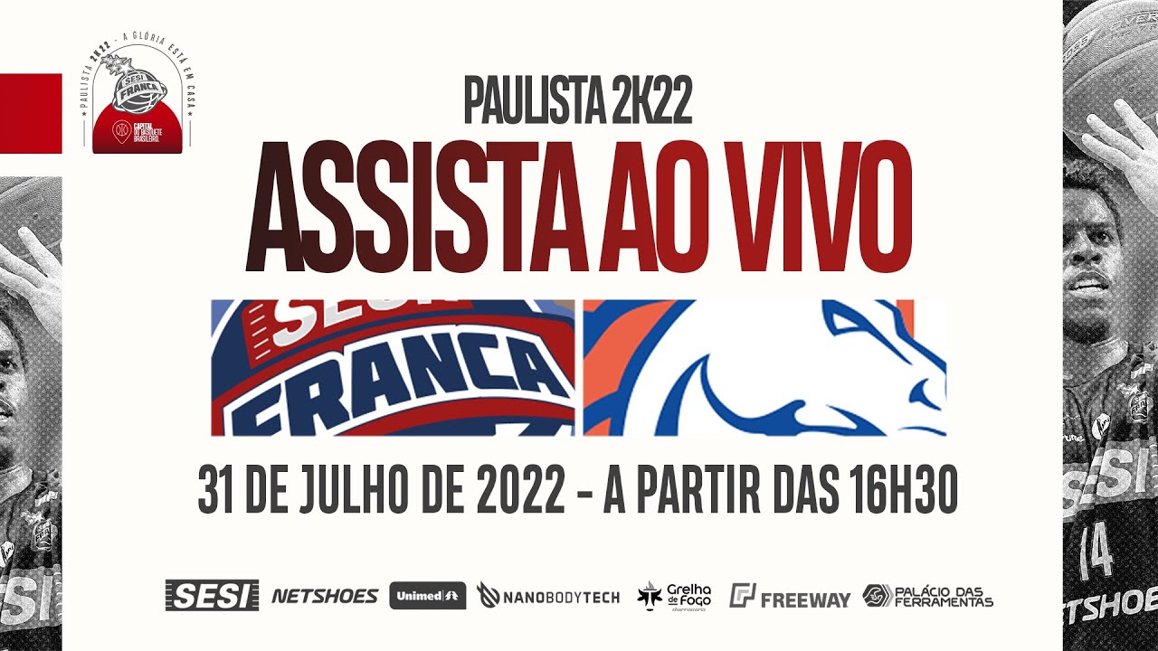 Hoje tem jogo e tem transmissão! 🙌 - Sesi Franca Basquete