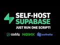 Self-Host Supabase with Nginx/Caddy and Authelia - Just Run One Script!