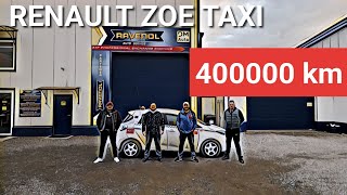 🚕⚡️TAXIUL ELECTRIC care 🅰️ parcurs 4️⃣3️⃣0️⃣0️⃣0️⃣0️⃣ km - RENAULT ZOE