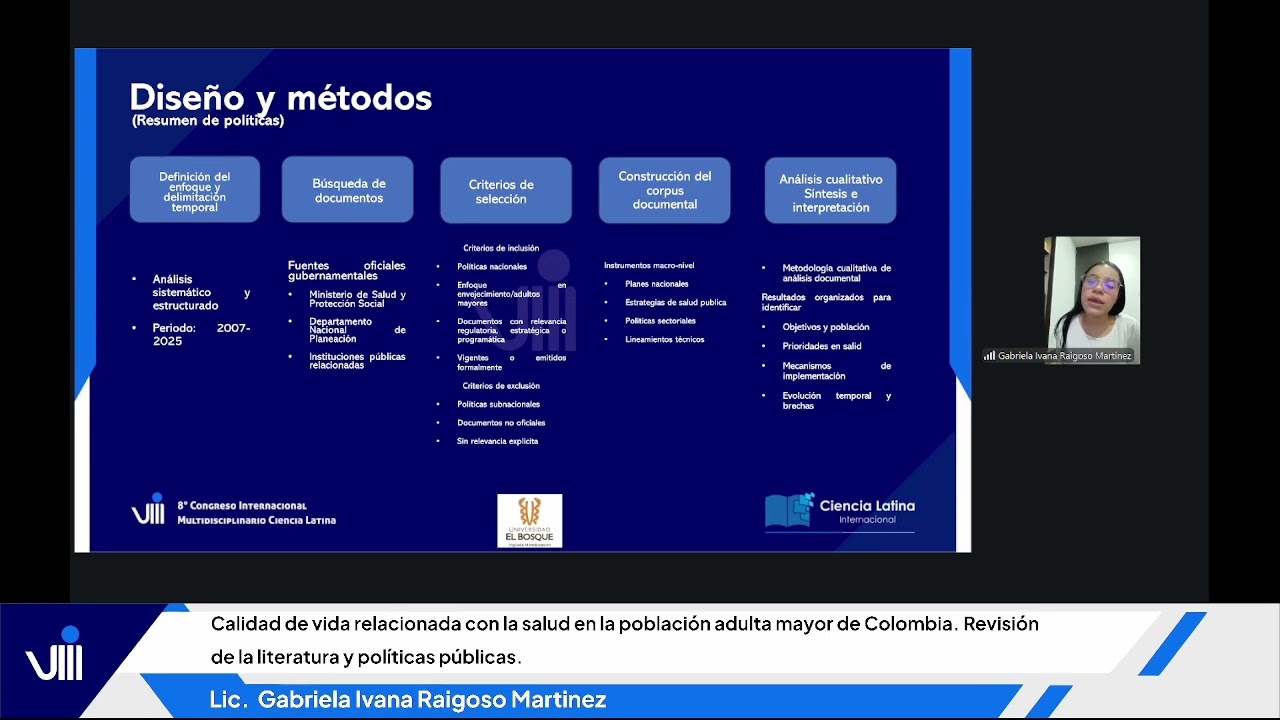 Calidad de vida relacionada con la salud en la población adulta mayor de Colombia.