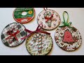 CHRISTMAS ORNAMENTS & REFRIGERATOR MAGNETS | UPCYCLED CRAFTS