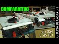 Comparativo inédito - Serra de bancada GTS 254 e GTS 10J